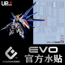 (EVO)MGSD ZGMF-X10A Freedom 自由高达(BB战士 Q版).荧光水贴