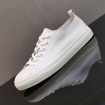 Fashion 100 Hitch Casual Board Shoes 2024 Spring New Personality Male Soft Face Bull Leather Small White Shoes Youth Trend Wave Shoes