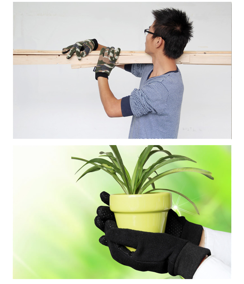 Găng tay lông cừu, nam và nữ, leo núi mùa đông, câu cá ấm áp, đi xe đạp, ấm, chùm, cao su, chống trượt, găng tay ngoài trời găng tay leo núi