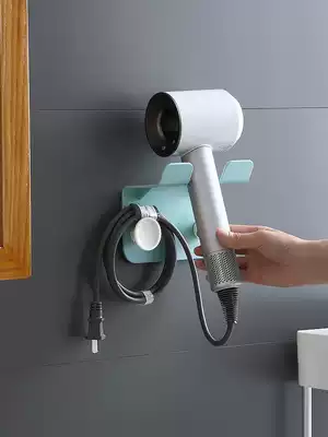 Blow rack non-punching powder room rack bathroom rack hair dryer bracket storage hair dryer wall rack