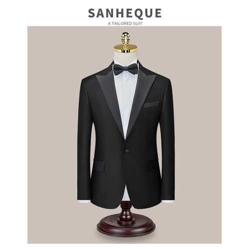 Sanheque Double -Crisched Ship Suit Sust Swedding Single West Business Slim Wedding Wedding