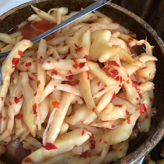 Zhijiang Dong ancient man's sour Luo Radish Vouchers Sour spicy ginger Ginger Salt Ginger with ginger Ginger Appetizer