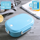 hop dung com giu nhiet Hộp cơm trưa cách nhiệt bằng thép không gỉ 304 trường tiểu học có nắp hộp ăn trưa đơn giản thành 1 nhân viên văn phòng xách tay có nắp chống vảy - Hộp cơm điện sưởi ấm hộp cơm hâm nóng lock and lock