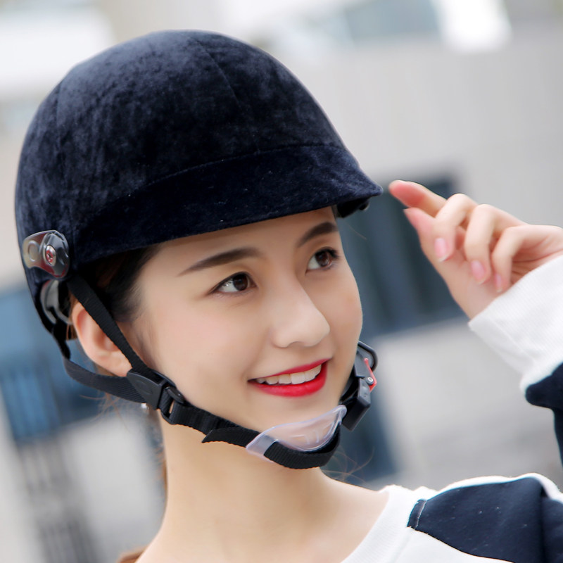 AK Akai helmet summer male and female adult battery electric vehicle summer helmet sunscreen rain protection safety lightweight half helmet black