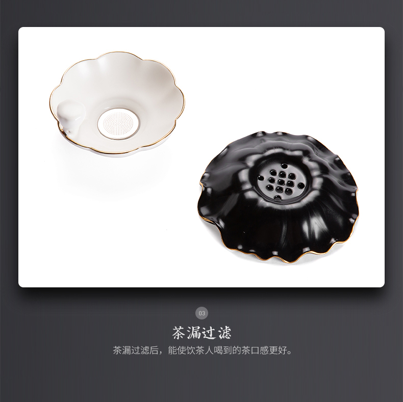 Ceramic kung fu tea set gift suit household fair tea cup white porcelain sample tea cup contracted see colour cup of tea