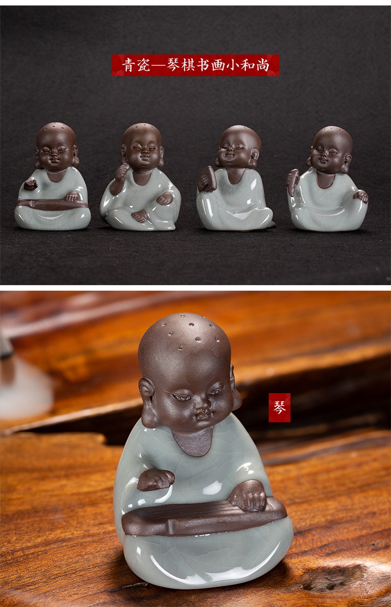 Ceramic kung fu tea accessories checking out creative small boutique zen tea pet furnishing articles and fair tea fun to play