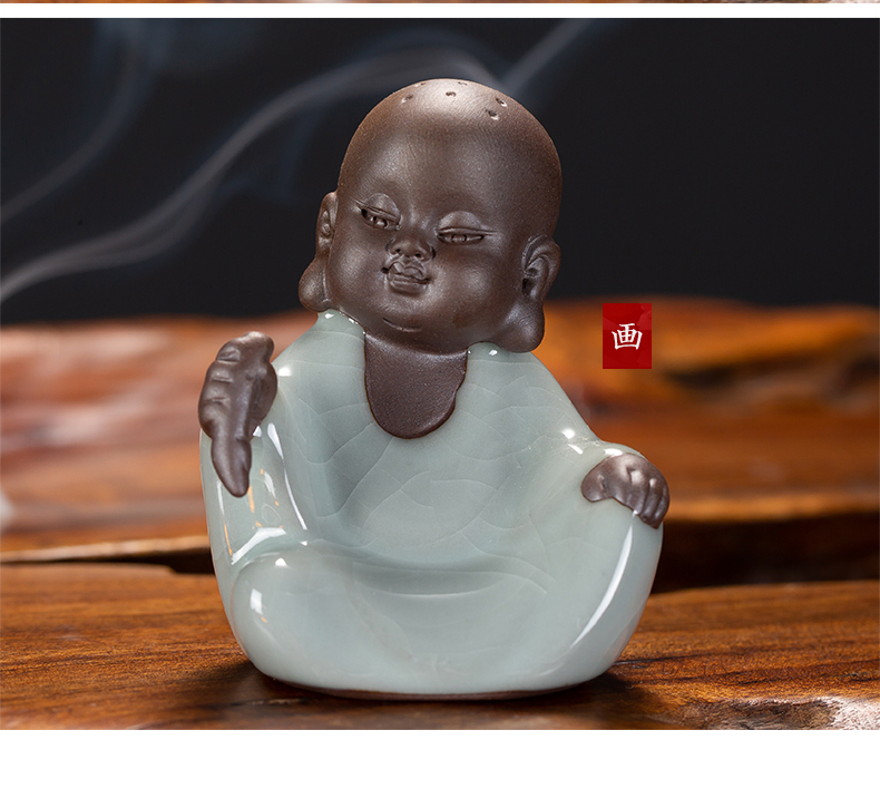 Ceramic kung fu tea accessories checking out creative small boutique zen tea pet furnishing articles and fair tea fun to play