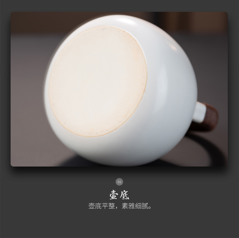 Electric TaoLu boiled tea, white clay soda glaze on the jug kettle health ceramic tea stove teapot figured pot