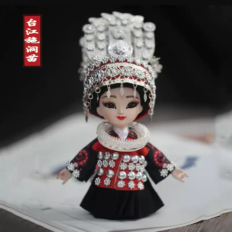 唐人坊唐娃娃国粹京剧绢人娃娃非遗国风摆件送礼佳品—杨贵妃