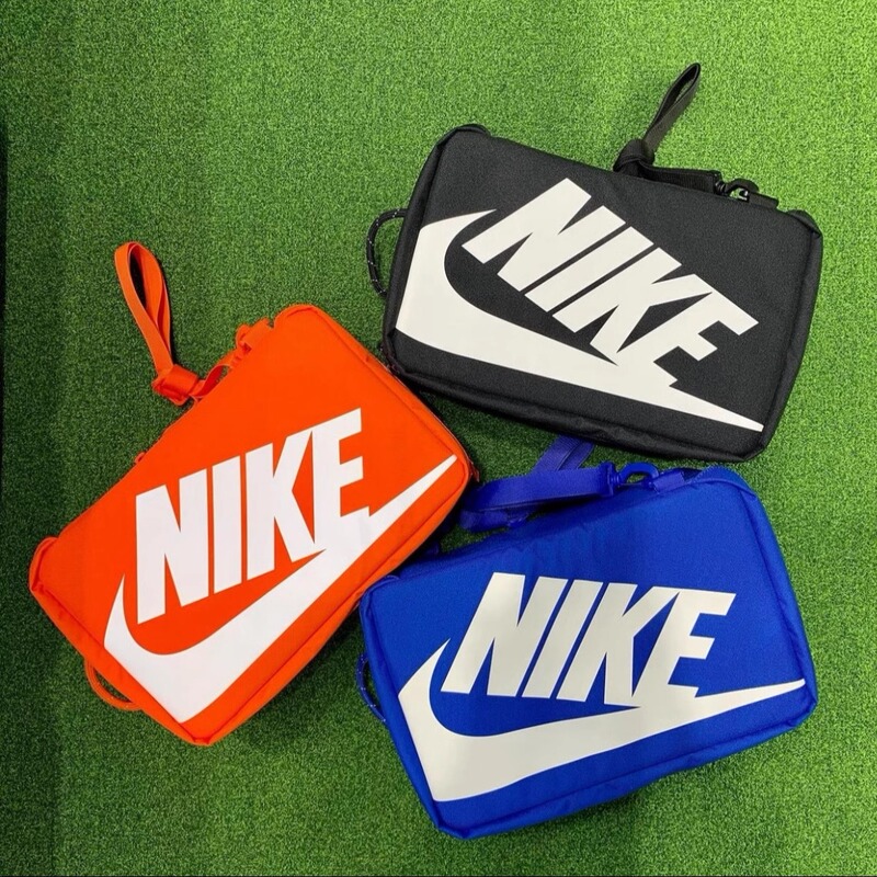 Nike Big Logo Shoe Box Bag Orange Blue Black Da7337-870-480-013