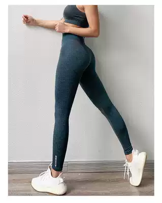 High-waisted women sports fitness pants leggings outdoor running slim yoga pants ankle-length pants high-elastic equipment exercise