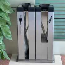 Southern GNF stainless steel luxury umbrella machine hotel company shopping mall double-headed automatic bagging umbrella storage bag rack