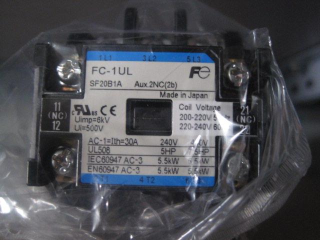 FC-1UL Fuji contactor for Fuji G11 P11 VG7 inverter