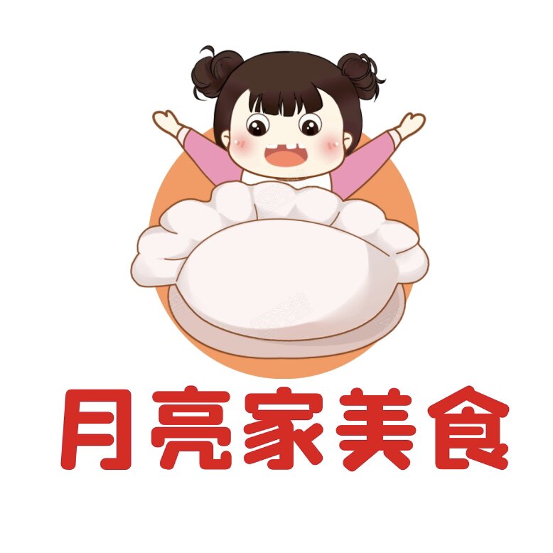 月亮家美食的LOGO