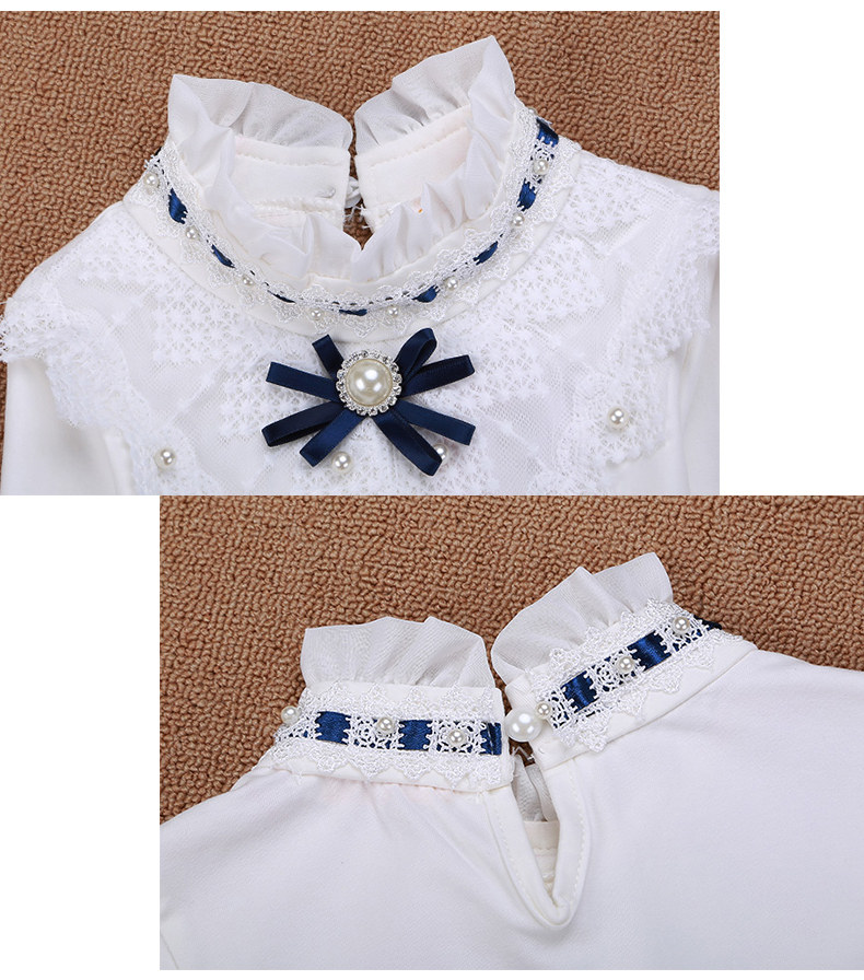 Chemise fille à manche longue - Ref 2084573 Image 21