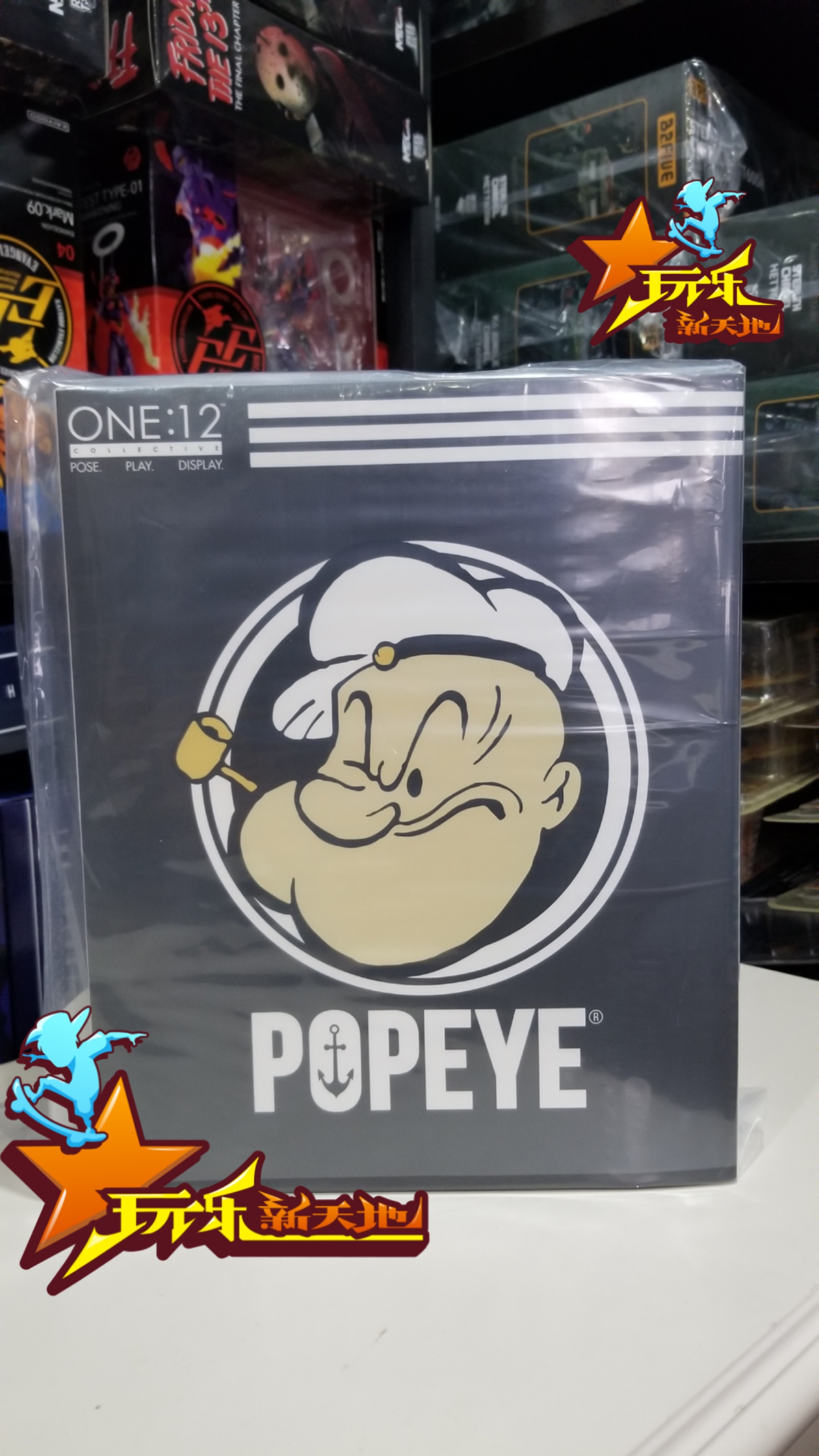 Spot Mezco ant 6 inch Popeye popeye Bupai Puyi Vải có thể được di chuyển - Capsule Đồ chơi / Búp bê / BJD / Đồ chơi binh sĩ búp bê con trai