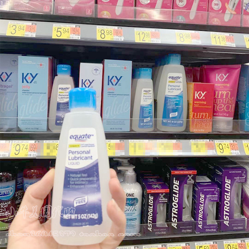 US EQUATE male female private virgin liquid lubricant increases in closeness