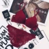 Sexy thoáng khí ren liền mạch đồ lót phụ nữ tập hợp điều chỉnh ngực nhỏ phù hợp với áo ngực năm nay áo ngực màu đỏ
