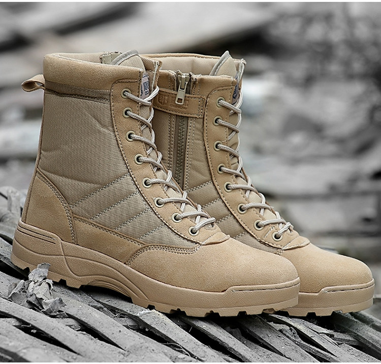 Bottes militaires en cuir - porter - Ref 1402522 Image 28