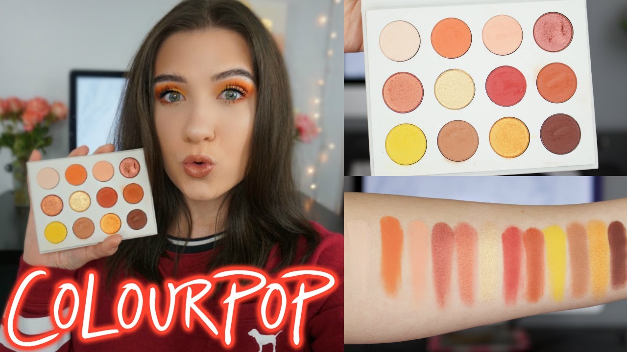 Karaoke Pan Pan YP Eyeshadow Palette Hoàng hôn Pan Cô Rose đĩa colorpop phấn mắt giá rẻ dưới 200k