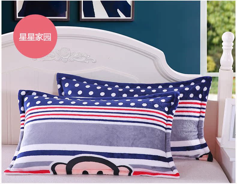 Winter nhung san hô trường hợp gối luật Levin nhung gối bao gồm một cặp dày gối ấm đơn gối 4874 - Gối trường hợp gối tựa lưng sofa