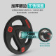 Commercial Gym Barbell Plates Pu Colorful Black Barbell Plates Three-Hole Studio Rubber-Coated Large Hole Hand-Grip Competition Plates
