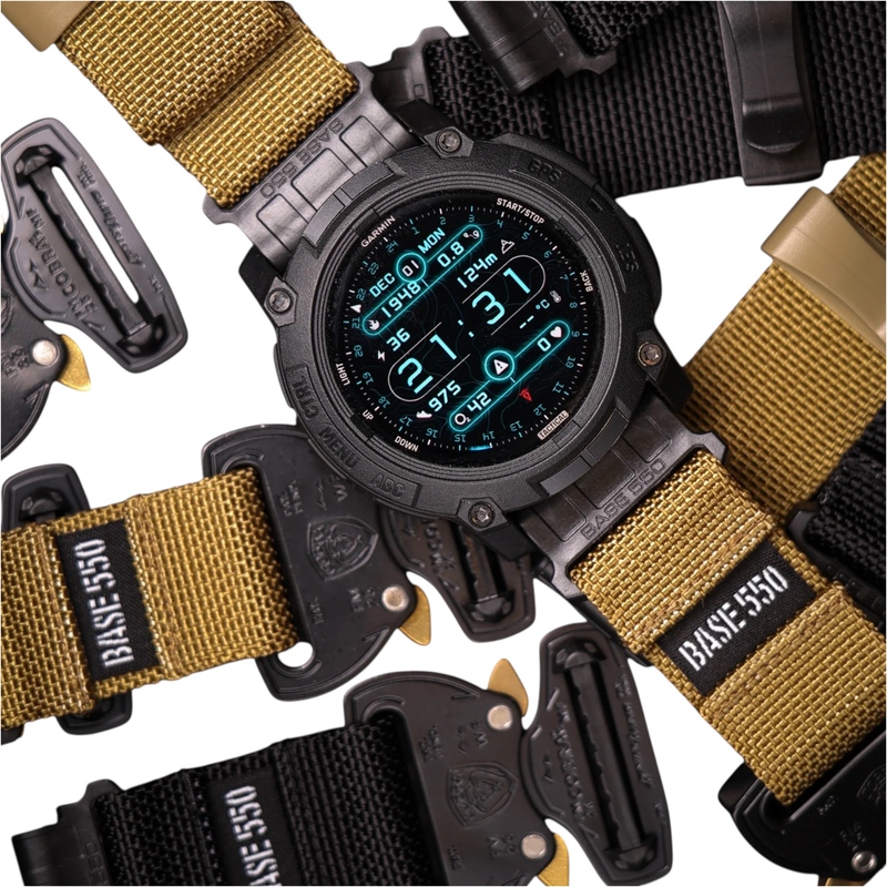 Base 550 Cobra H.M.B Lite Watch Strap Adjustable Nylon Webbing Garmin Original Outdoor Base 550 Cobra H.M.B Lite Watch Strap Adjustable Nylon Webbing Garmin Original Outdoor