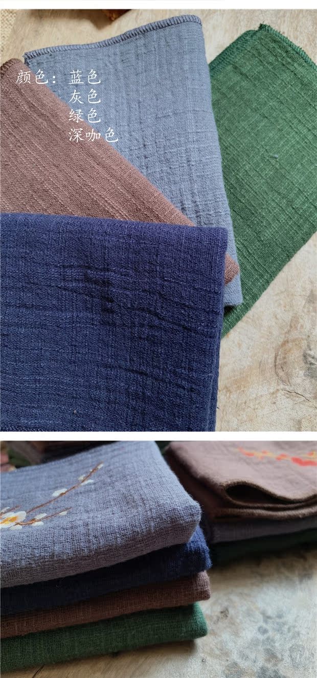 Khăn thêu bằng vải cotton và vải lanh theo phong cách Nhật Bản dày vải thấm nước vải sạch vuông Khăn trà Zen Kung Fu bộ ấm trà thủy tinh cao cấp