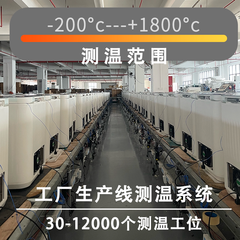 Factory Production Line Assembly Line Temperature Measurement System Thermocouple Temperature Measurement Module Multi-Functional Temperature Curve Analysis Large Screen