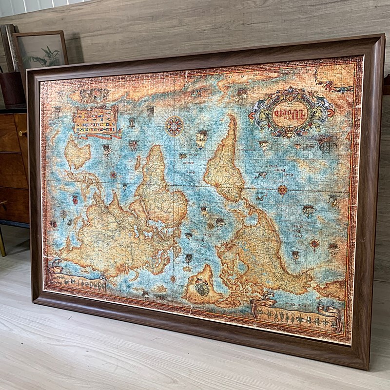 Jigsaw Puzzle Frame 3000 Pieces Football Retro History 6000 Pieces 40005000 Pieces Fairy Tale World Puzzle Frame