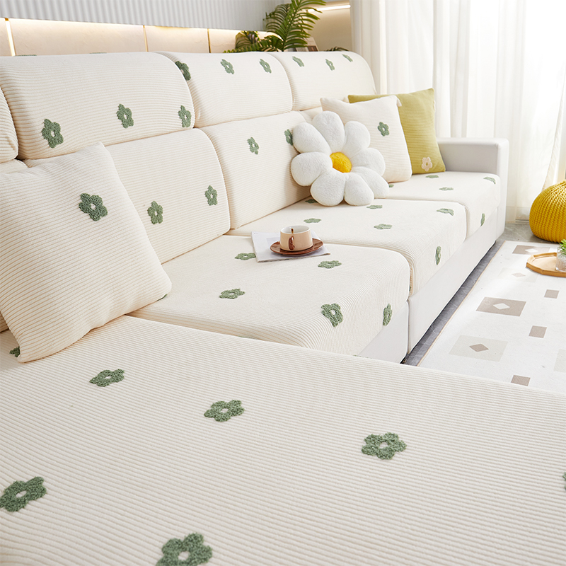 Knitted Sofa Cover All-bag Universal Set Four Seasons Universal Sofa Cover Hood 2023 New Non-slip Elastic Sofa-Taobao