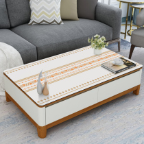 (odorless TPU leather) Table cloth waterproof anti-oil and anti-scalding Nordic home upscale table tea table cushion thick
