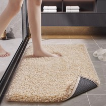 Plush bathroom absorbent floor mats non-slip quick-drying floor mats thickened winter toilet home bathroom door carpet