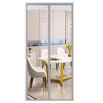 Air-conditioning door curtain 2024 new high-end kitchen transparent windshield partition curtain no punching bedroom home for all seasons