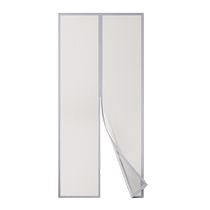 Air conditioning door curtain 2024 new style Velcro magnetic bathroom kitchen partition curtain anti-peep privacy household punch-free