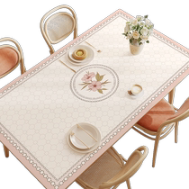 American light luxury high-end silicone disposable tablecloth waterproof and oil-proof living room coffee table table mat dining table surface protection mat