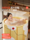 2025 new model bath bucket adult folding household bath bucket children adult bathtub bath bucket can sit in the bath basin