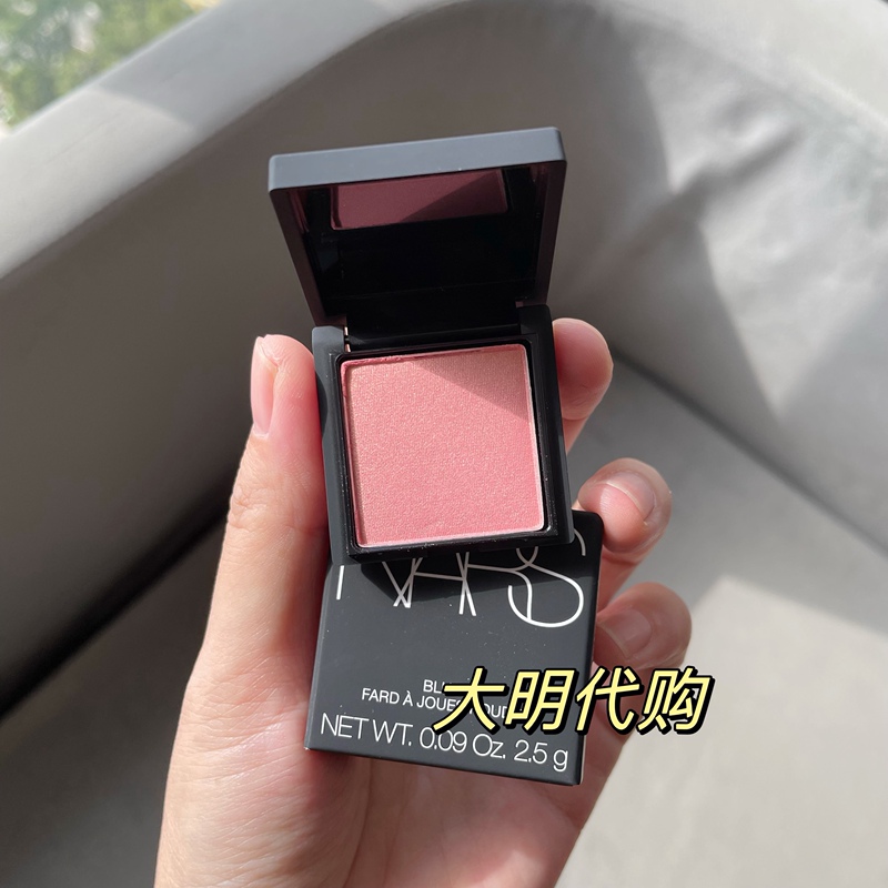 [Counter] Nars Blush Orgasm Pleasurable Peach Powder Blush 2.5g Mini Size