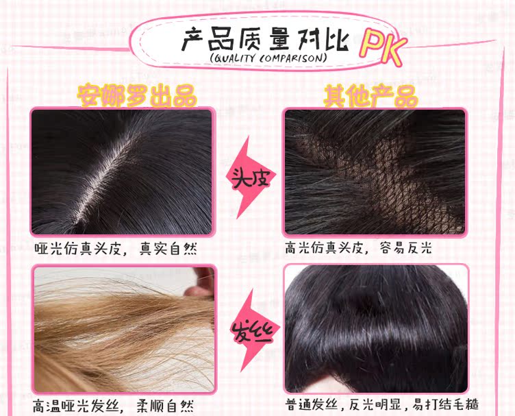 Perruque ANNA LUO . cheveux raides Court - Ref 2608264 Image 43