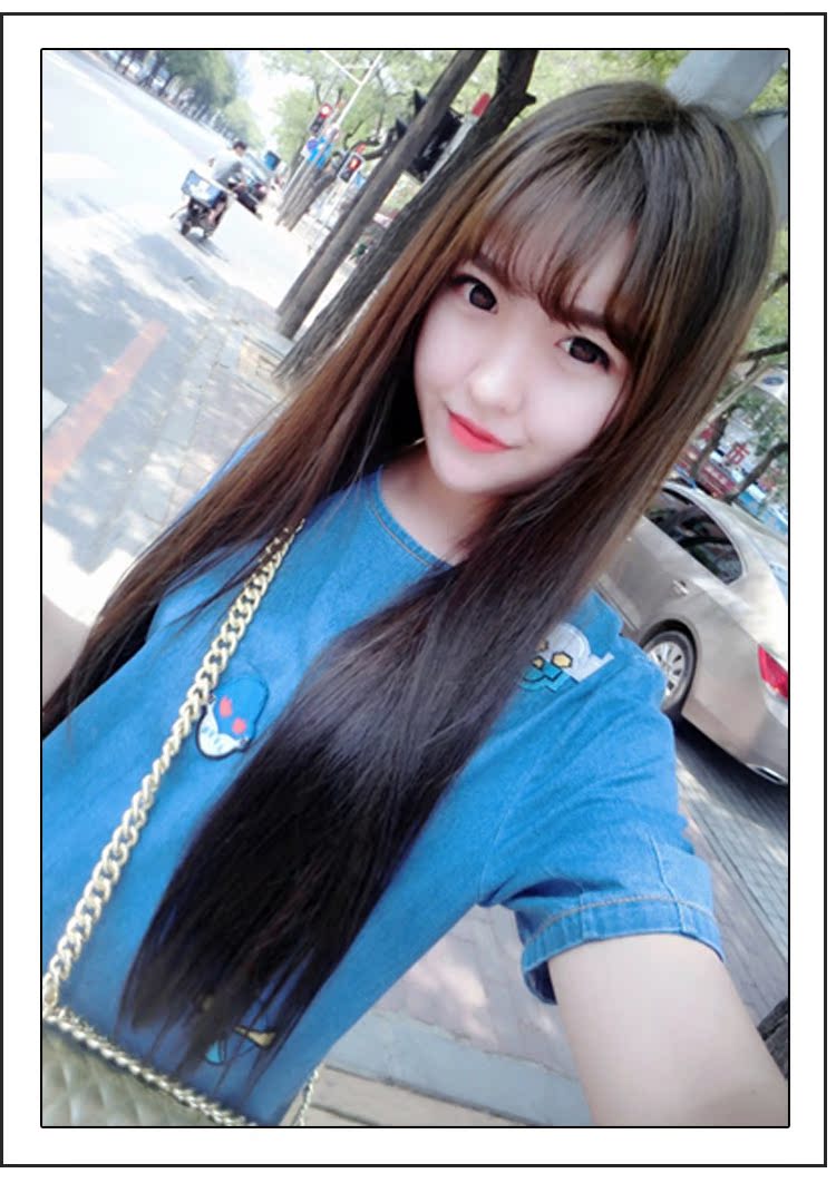 Perruque ANNA LUO  .  Long cheveux raides - Ref 2607449 Image 20