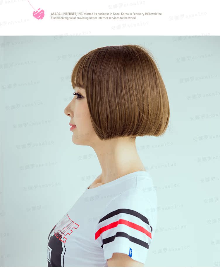 Perruque ANNA LUO . cheveux raides Court - Ref 2608264 Image 58