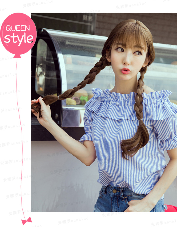 Perruque ANNA LUO  .  Long cheveux raides - Ref 2607333 Image 39