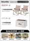 [2 -Pperson Box Chair] Складывающаяся ящик для хранения+алюминиевый сплав Хаки большой стул x2
