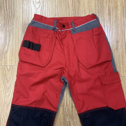 Красные износостойкие осенние штаны для работы