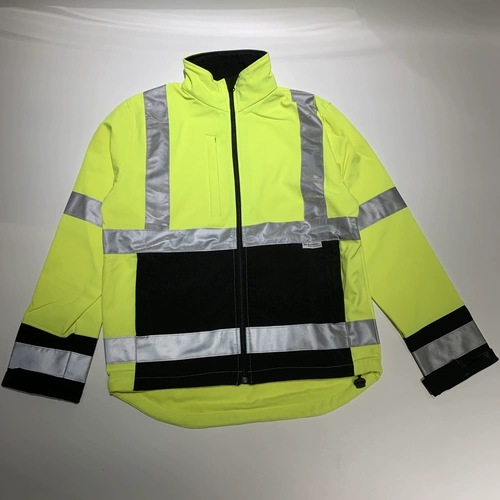 Демисезонная светоотражающая бархатная дорожная куртка с молнией