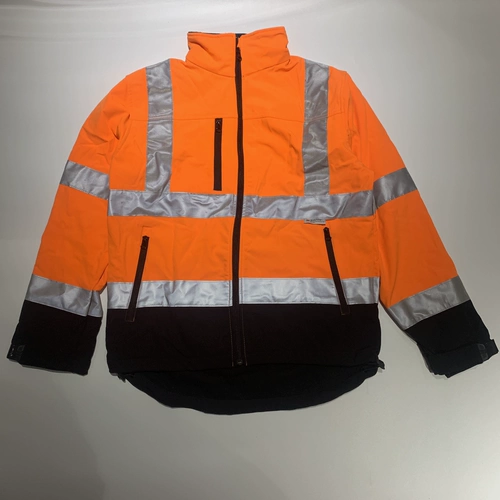 Демисезонная светоотражающая бархатная дорожная куртка с молнией