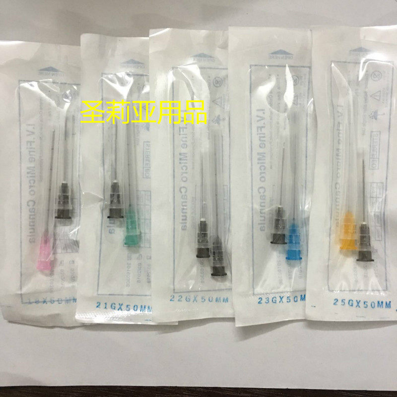 Disposable industrial electronic experimental flat needle blunt needle dispensing needle round head mouth needle 27g-18g