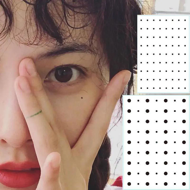 Black Freckle Stickers for Facial Decoration, Tear Mole Tattoo Stickers, Black Sexy Beauty Moles, Fake Moles for the Corners of the Eyes, Waterproof Black Freckle Stickers for Facial Decoration, Tear Mole Tattoo Stickers, Black Sexy Beauty Moles, Fake Moles for the Corners of the Eyes, Waterproof