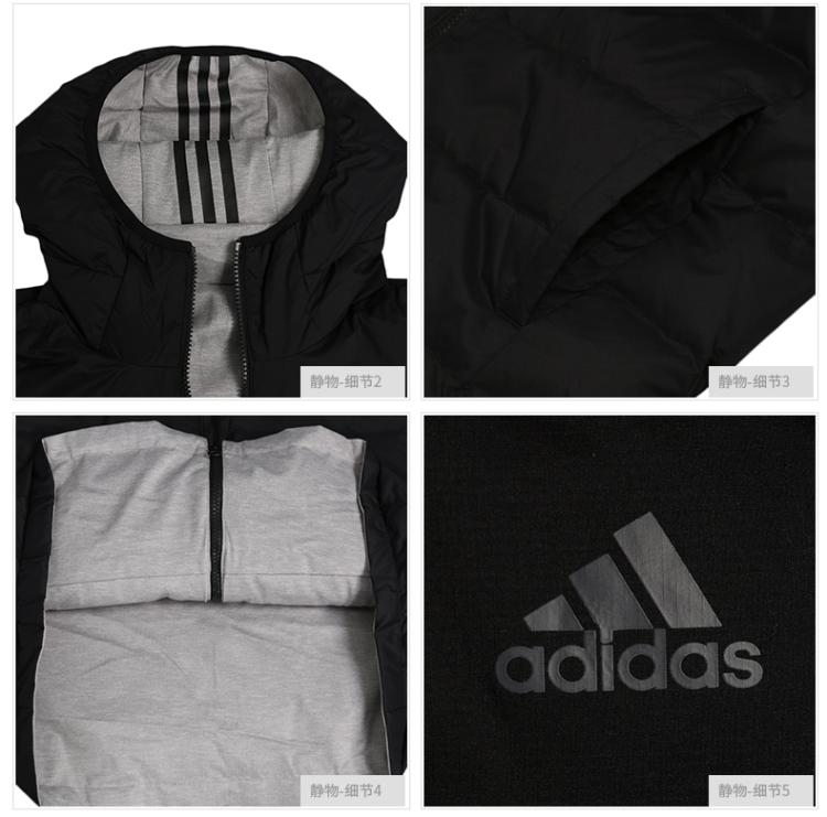 Áo khoác thể thao mùa đông 2018 Adidas nam có áo khoác dày chống gió làm ấm áo khoác DM1936 áo phao lót lông