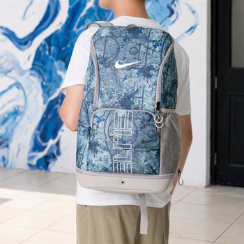 Lucky leaf|nike large-capacity backpack outdoor sports bag basketball bag student school bag fitness bag backpack